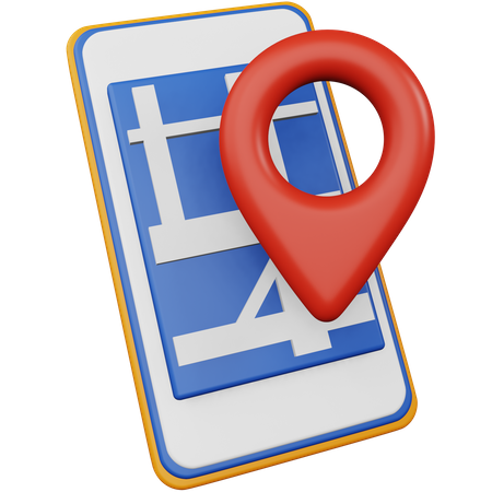 Online-Karte  3D Icon
