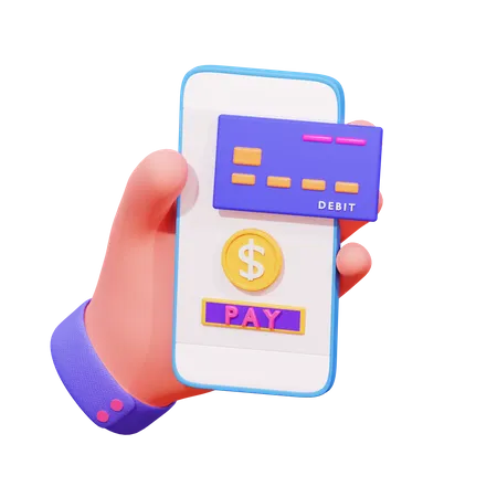 Online-Kartenzahlung  3D Icon