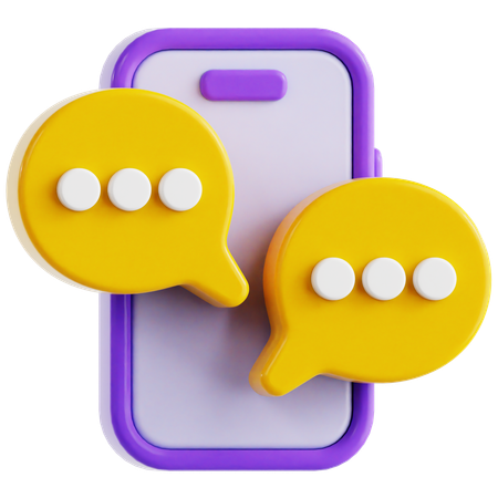 Onlinekommunikation  3D Icon