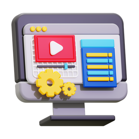 Online Kurs  3D Icon