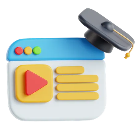 Online Kurs  3D Icon