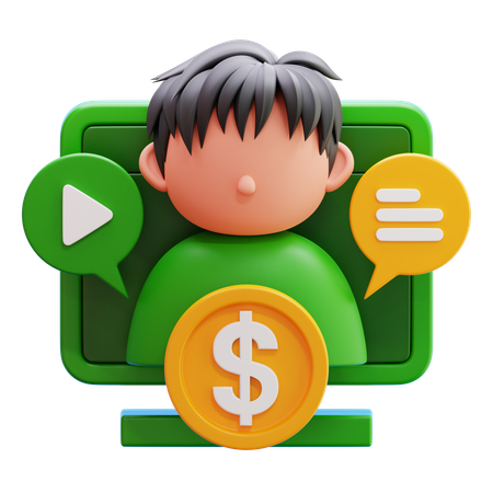 Online Kurs  3D Icon
