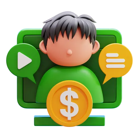 Online Kurs  3D Icon