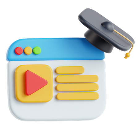 Online Kurs  3D Icon