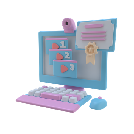 Online Kurs  3D Icon