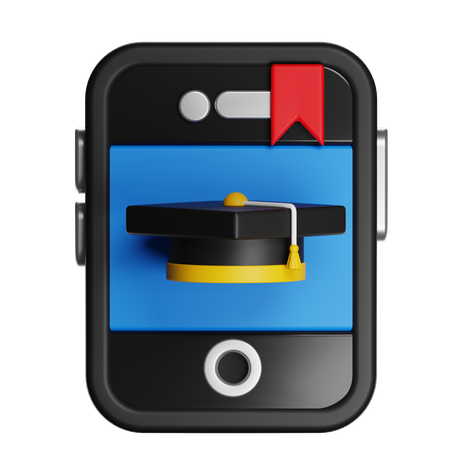 Online Learning  3D Icon