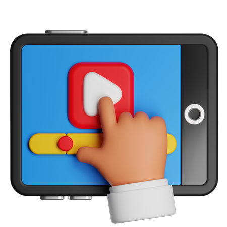 Online Learning  3D Icon