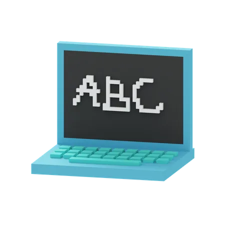 Online Learning  3D Icon