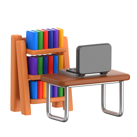 Online Learning  3D Icon