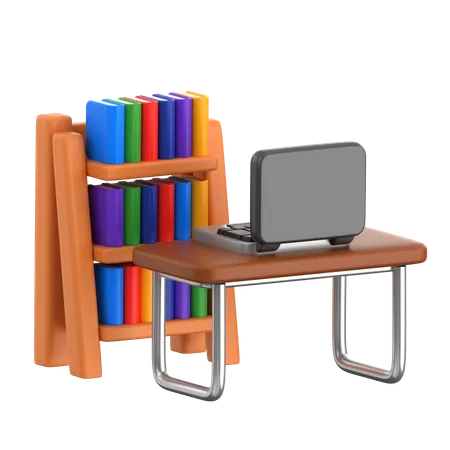 Online Learning  3D Icon