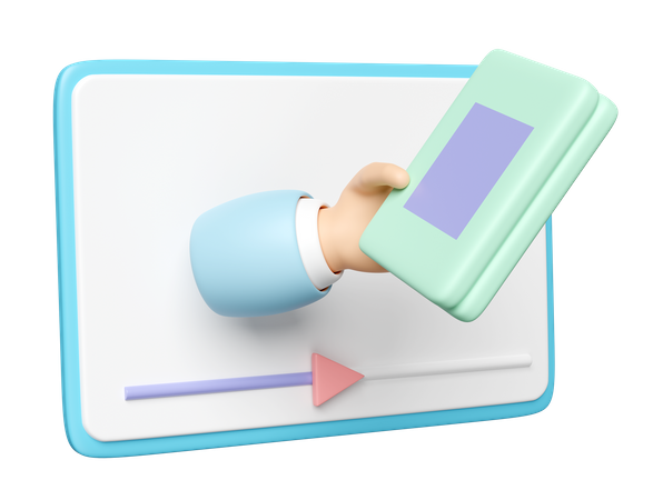 Online Learning  3D Icon