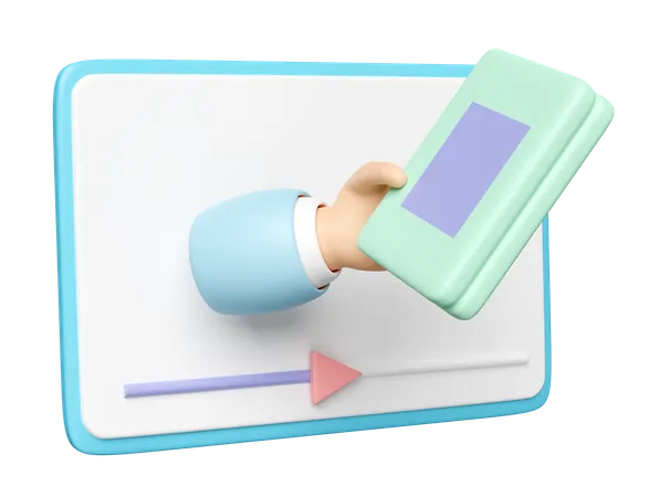 Online Learning  3D Icon