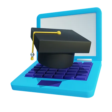 Online Learning  3D Icon