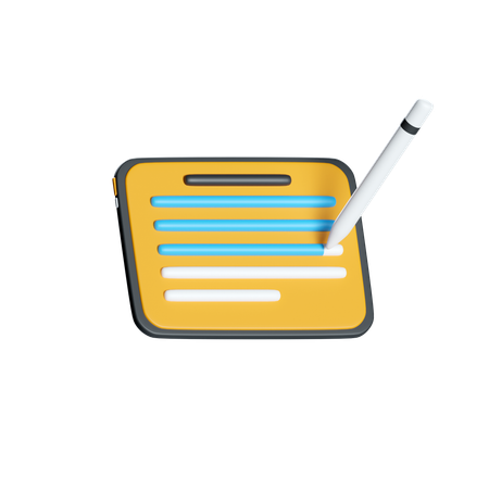 Online Learning  3D Icon