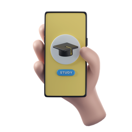 Online Learning App  3D Icon