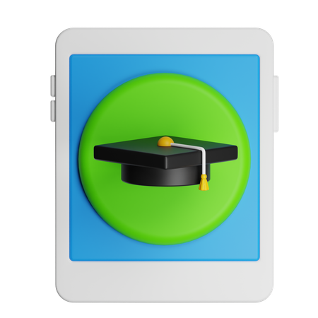 Online Learning Apps  3D Icon