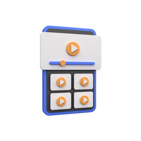 Online Learning on Smartphone  3D Icon