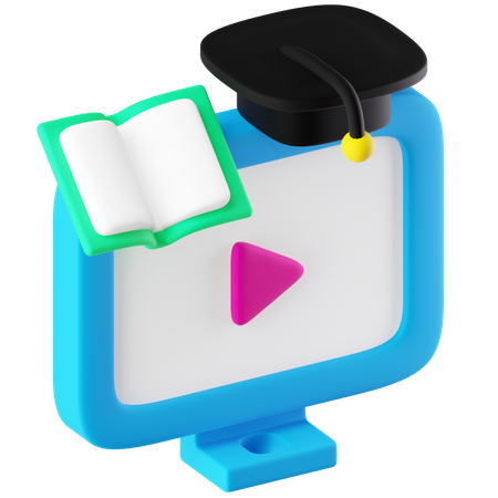 Online Lecture  3D Icon