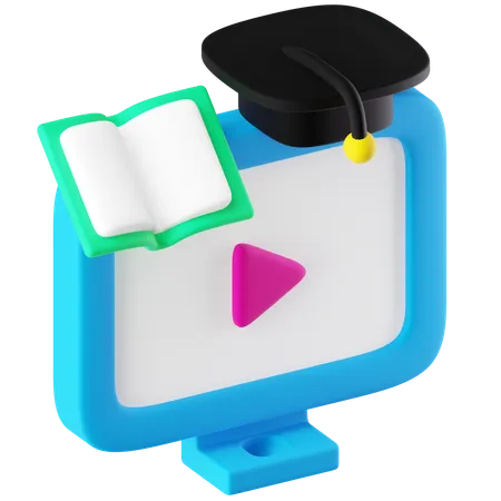 Online Lecture  3D Icon