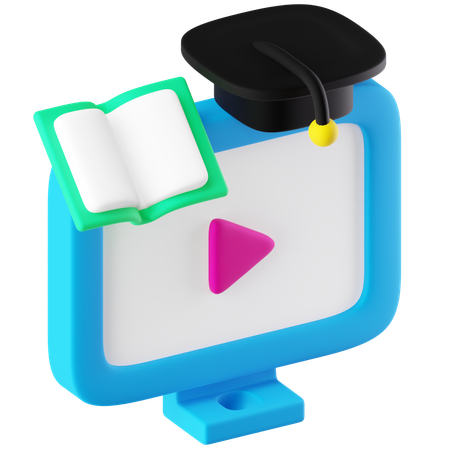 Online Lecture  3D Icon