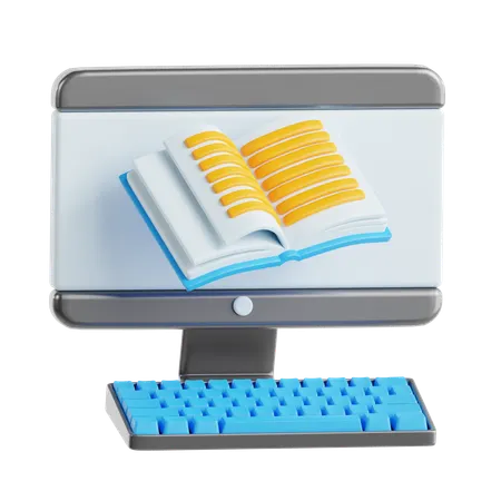 Online lernen  3D Icon