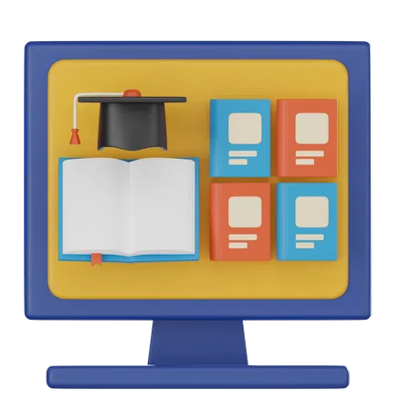 Online Library Dive Into A Digital Of E Books And Educational Resources Perfect For Virtual Learning Journeys 3 D Render Illustration 3D Icon