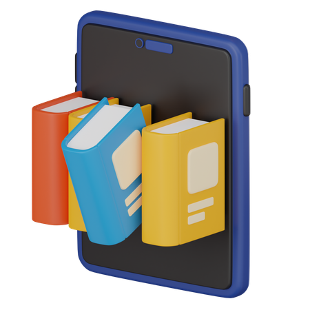 Online Library  3D Icon