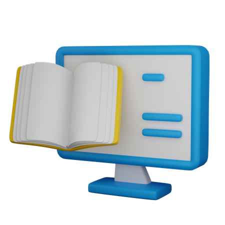 Online Library  3D Icon