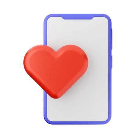 Online-Liebe  3D Icon