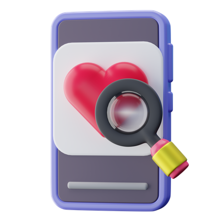 Online liebe finden  3D Icon