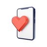 3d online love logo