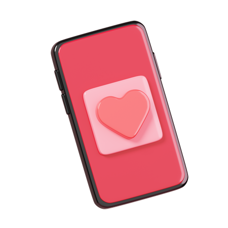 Online Love Message  3D Icon