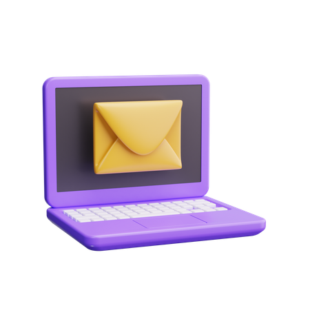 Online Mail  3D Icon