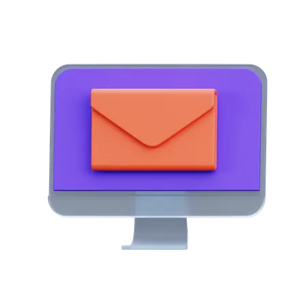 Online Mail  3D Icon