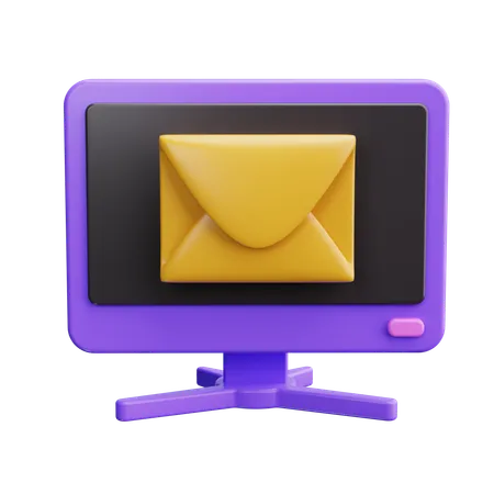 Online Mail  3D Icon