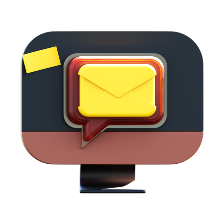 Online Mail  3D Icon