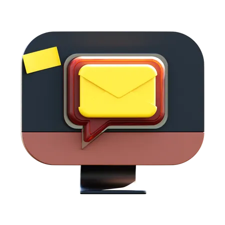Online Mail  3D Icon