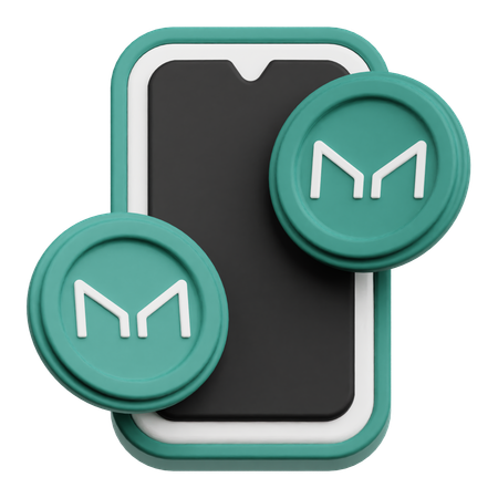 Online Maker Coin  3D Icon