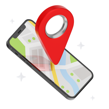 Online Map  3D Icon