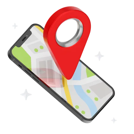 Online Map  3D Icon