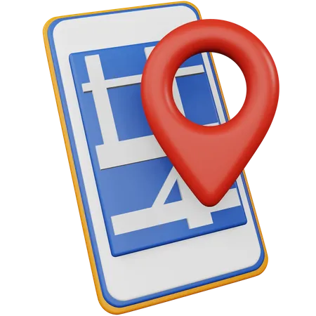 Online Map  3D Icon