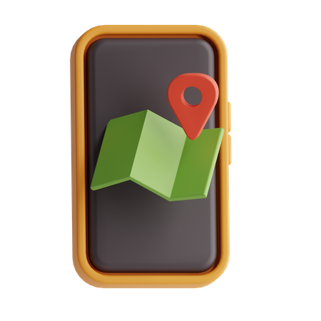 Online Map  3D Icon