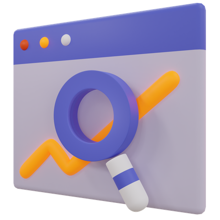Online Market Growth  3D Icon