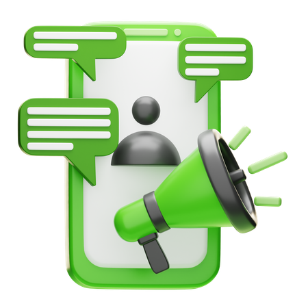 온라인 마케팅  3D Icon
