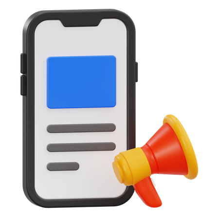 Online Marketing  3D Icon
