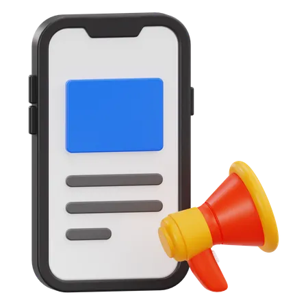 Online Marketing  3D Icon