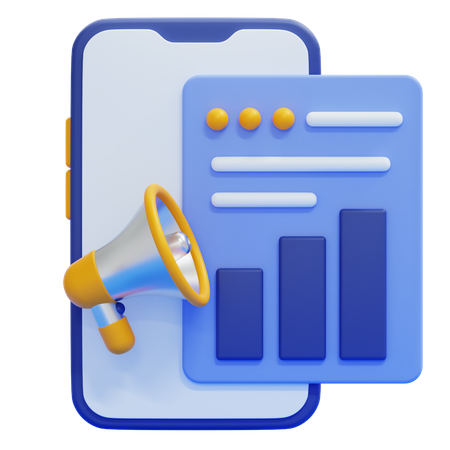 Online Marketing  3D Icon