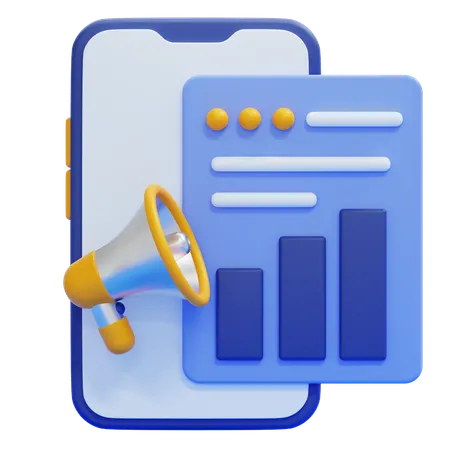 Online Marketing  3D Icon
