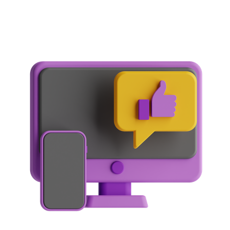 Online Marketing  3D Icon