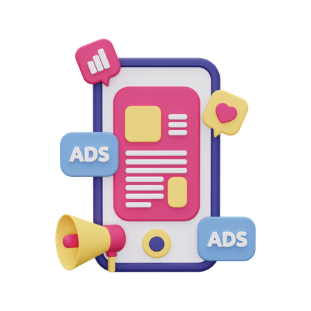 Online Marketing  3D Icon